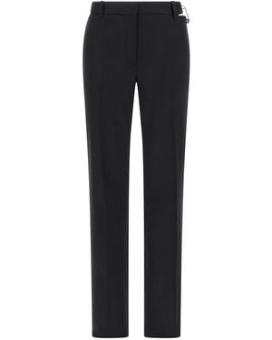 Versace Hose Mit Cut-Out-Details - Blau
