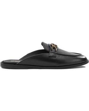 Pinko Leather Loafers - Black