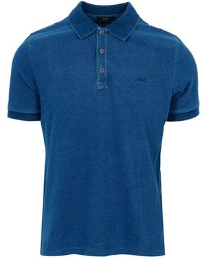 Fay T Shirts And Polos - Blue