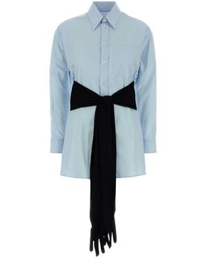MM6 by Maison Margiela Poplin Shirt - Blue