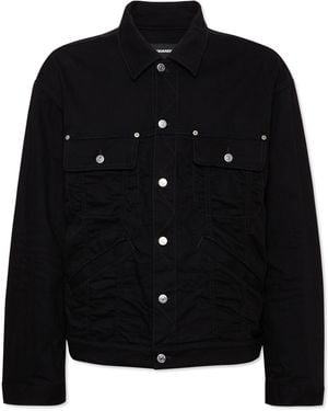 DSquared² Icon New Generation Oversized Jean Jacket - Black