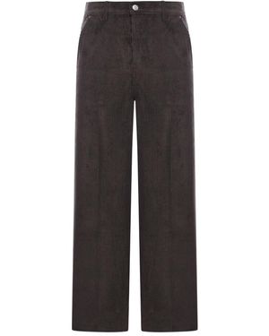 Ami Paris Cotton Trousers - Grey