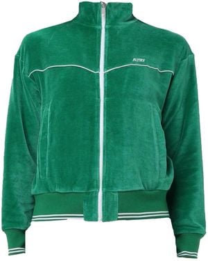 Autry Sweatshirt Met Rits - Groen