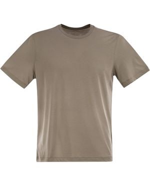 Majestic Lyocell Crew-Neck T-Shirt - Grey