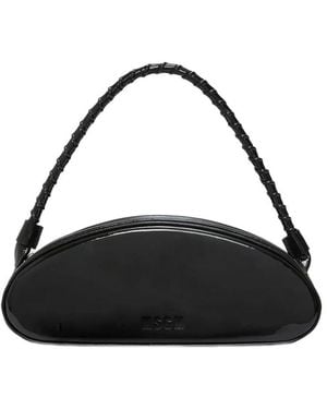 MSGM Leather Handbag - Black