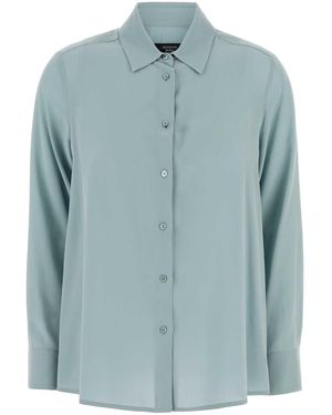 Weekend Silk Almina Shirt - Blue