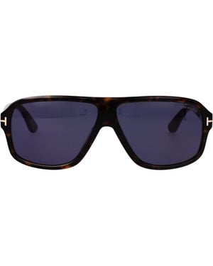 Tom Ford Aviator Sunglasses Ft1335 52 V - Blue