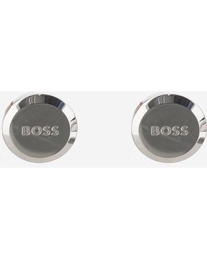 BOSS Gemelos de latón con logo de - Metálico