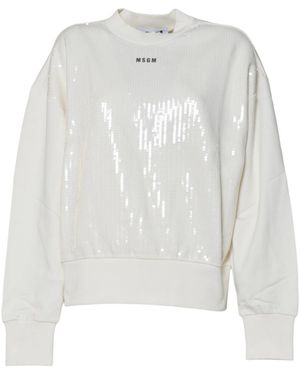 MSGM Pullover - Weiß