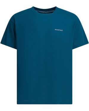Montbell T-shirts Blue