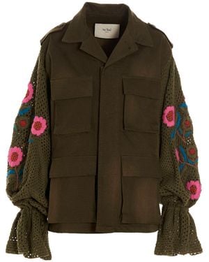 TU LIZE Military Sahara Casual Jackets, Parka - Green