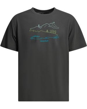 Montbell Polyester T-Shirt - Black