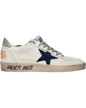 Golden Goose Ball Star Sneakers/ Leather - Blue