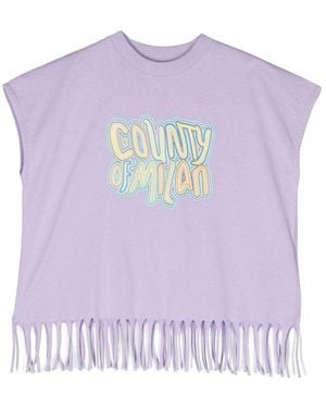 Marcelo Burlon Tank Top - Purple