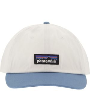Patagonia Gorra con visera y logo P 6 Label Trad de - Blanco