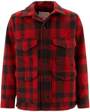Filson Mackinaw Coats - Red