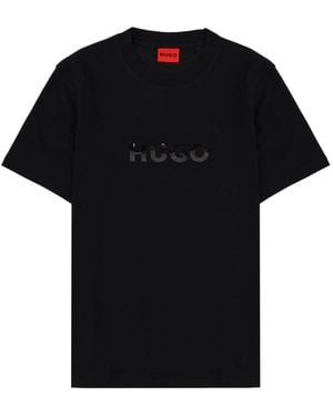 HUGO Cotton T-Shirt - Black