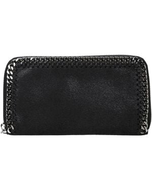 Stella McCartney Portafogli Donna Eco Camoscio Nero - Black
