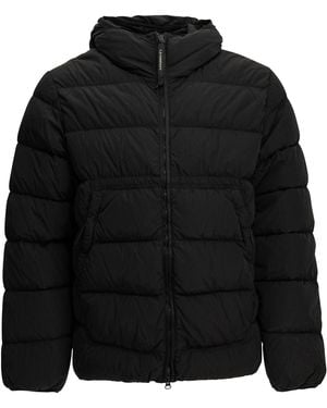 C.P. Company Chrome-R Goggle Down Jacket - Black