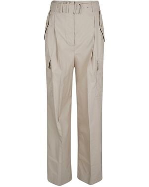 Prada Pantaloni a vita alta - Grigio