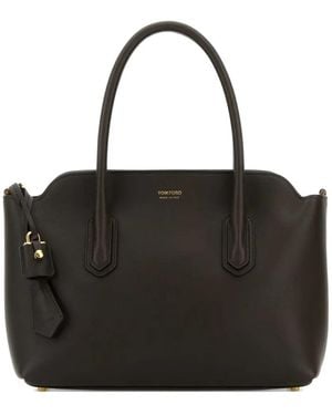 Tom Ford Alexandre mittelgroße Tasche - Schwarz