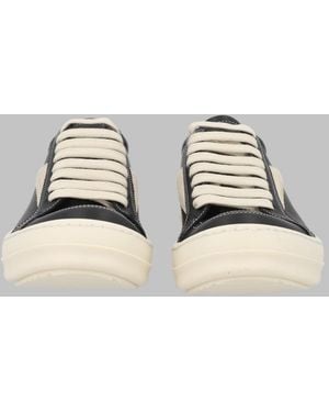 Rick Owens Sneakers Vintage Cow Leather Sneakers - Metallic