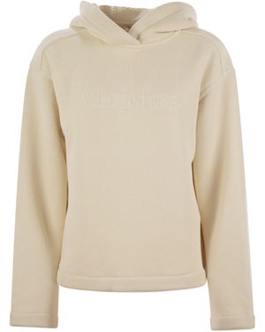 Max Mara Gary Jersey Sweatshirt mit Stickerei - Natur