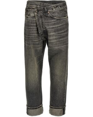 R13 'cross Over' Jeans - Grijs