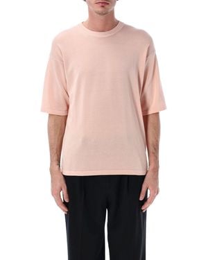 Roberto Collina Cotton Crêpe T-Shirt - Pink