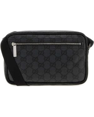 Gucci Gg Fabric Mini Essence Classic Crossbody Bag - Black