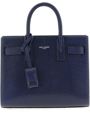 Saint Laurent Nano 'Sac De Jour' Handbag - Blue