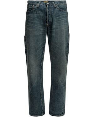 Human Made "Future" Straight Leg Jeans - Blue