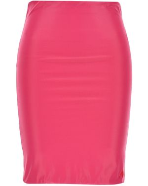The Attico De Attico Lycra Minirok - Roze