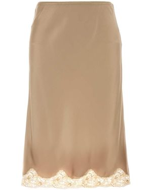 Saint Laurent Jupe - Natural