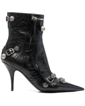 Balenciaga Cagole Stiefel - Schwarz
