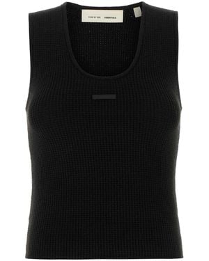 Fear Of God Polyester Blend Tank Top - Black
