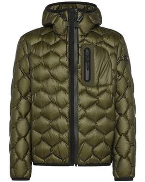 Peuterey Nylon Quilted Down Jacket - Green