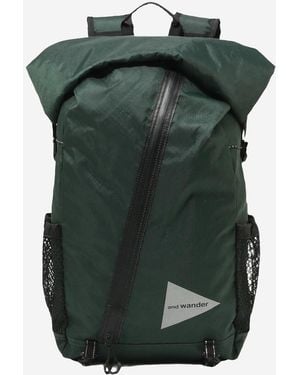 and wander Eco Pak Nylon Backpack - Green