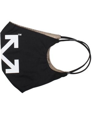 Off-White c/o Virgil Abloh Mascherine Donna Cotone Nero - Black
