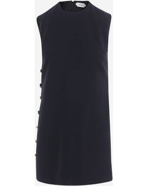 Versace Stretch Viscose Dress - Blue