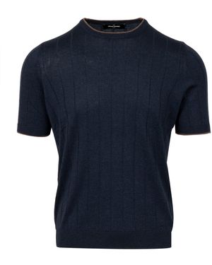 Gran Sasso Pullover Blau+Braun