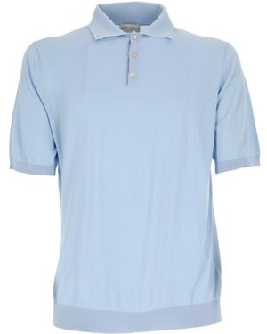 Ballantyne Short Sleeves Polo - Blue