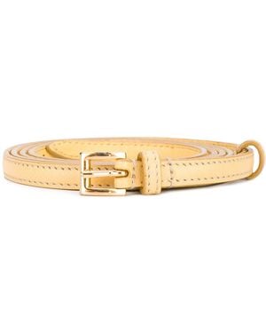 Prada Cinturón Arena 1cm Color Saffiano - Neutro