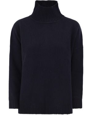 Weekend by Maxmara Wkdborgia Wool Turtleneck Sweater - Blue