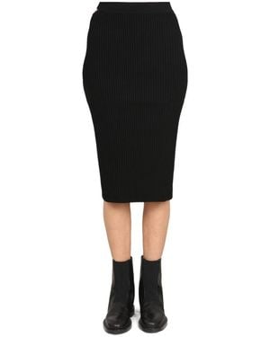 Helmut Lang One-Shoulder Mini Dress - Black