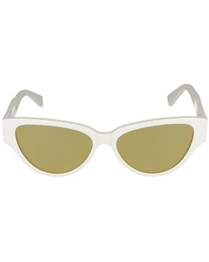 Bottega Veneta Occhiali Da Sole Bv1319 S 004 Bianco Giallo Bianco /15/145 - Verde