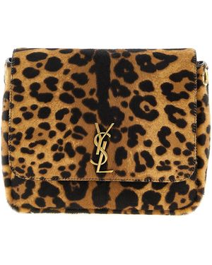 Saint Laurent Sac à bandoulière 'Kate Soup' - Métallisé