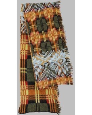 Dries Van Noten Paintwork Wool-Blend Scarf For - Multicolour