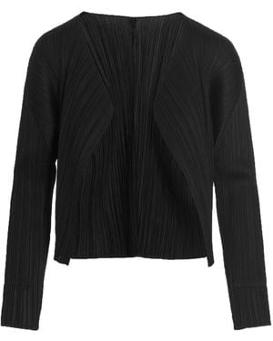 Pleats Please Issey Miyake Piatte Per Favore Cardigan "Basics" Di Issey Miyake - Nero