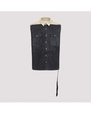 Rick Owens Sl Tommy Jumbo Jacket - Blue